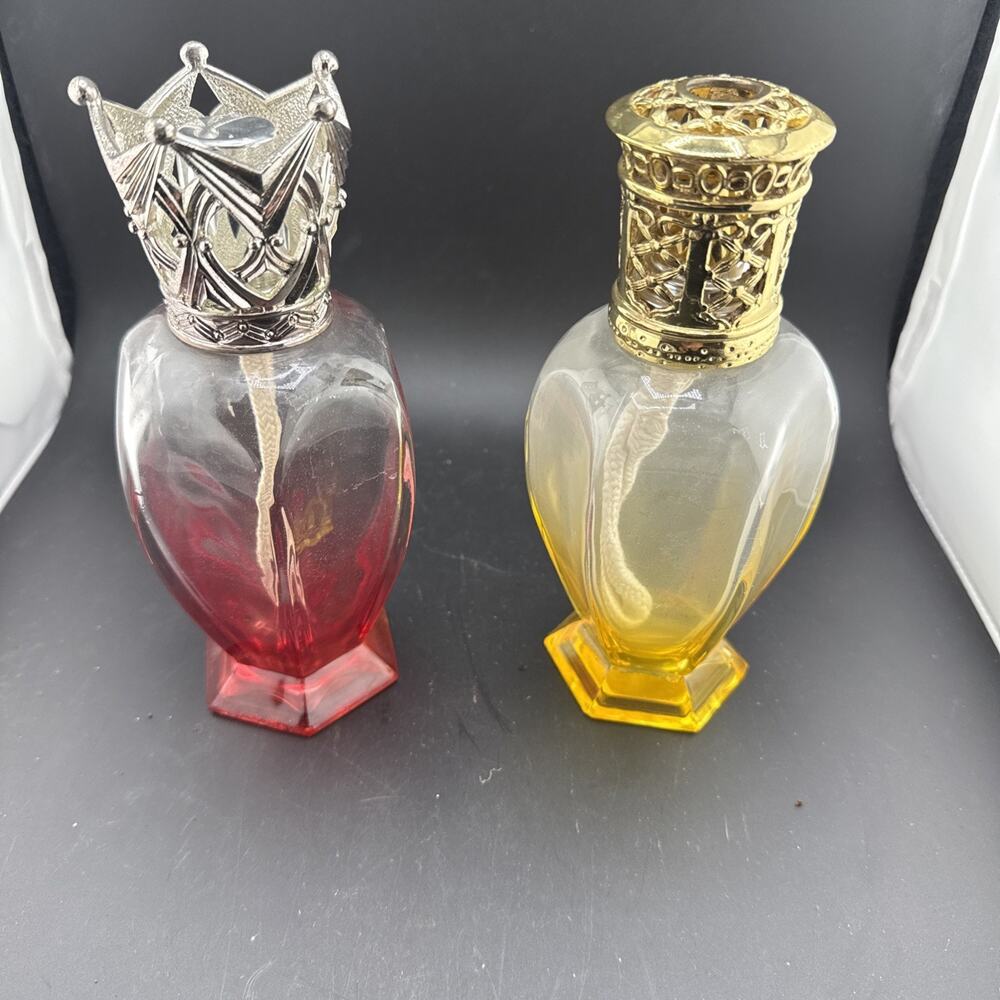 Vintage Fragrance Lamps Set Of 2